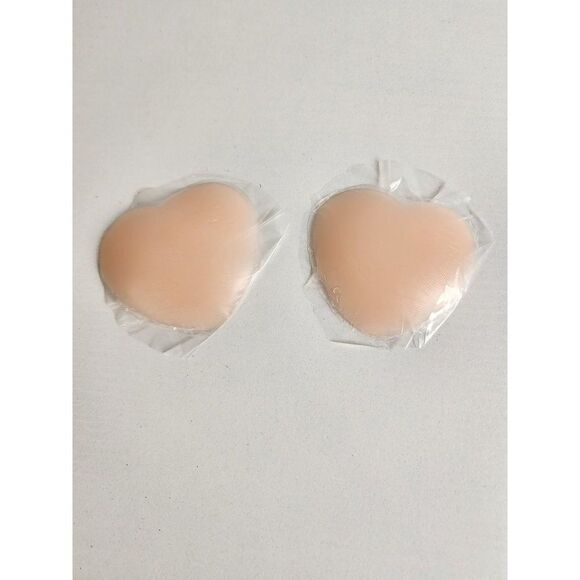 Heart Shaped Silicone Nipple Covers, Reusable, Pair - Picture 4 of 6